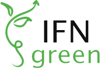 IFN Green logo - disposable cups and utensils